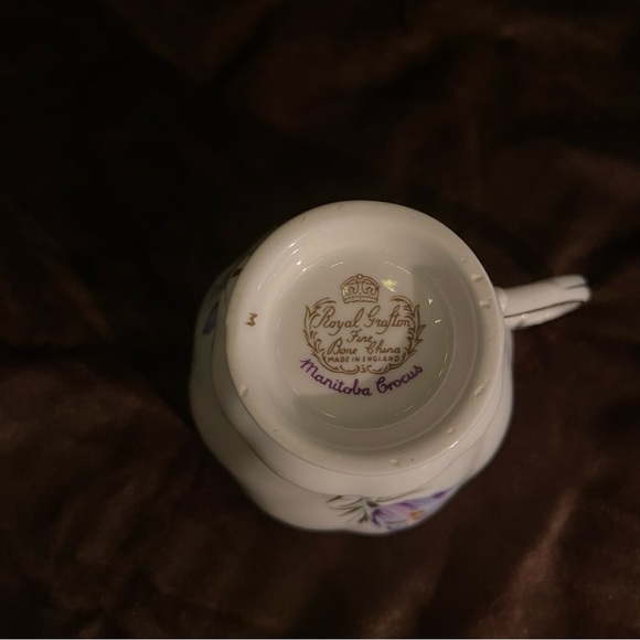 Single Royal Grafton teacup “Manitoba Crocus” - Picture 3 of 3